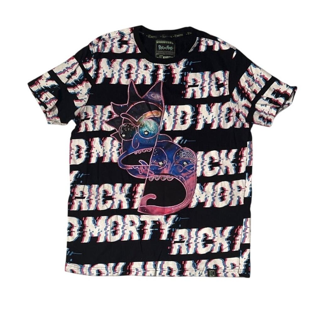 RICK AND MORTY Dekryptic Graphic UNISEX T SHIRT - Size: L - excellent
